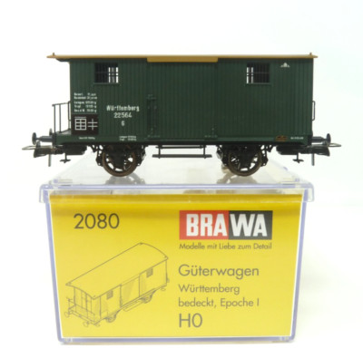 BRAWA HO 2080 GESCHLOSSENER GÜTERWAGEN 22564 ERA I K.W ST.E.