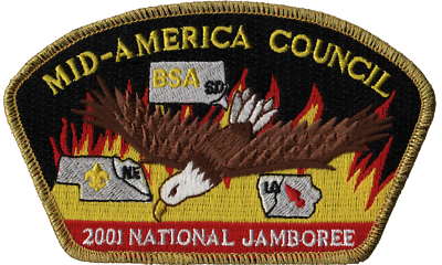 #ad #ad 2001 Jamboree Mid America Council NE JSP GMY Bdr AR647 $4.77
