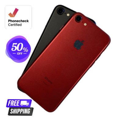 Apple iPhone 7 128GB 32GB -Red Silver Gold- Unlocked AT&T Verizon