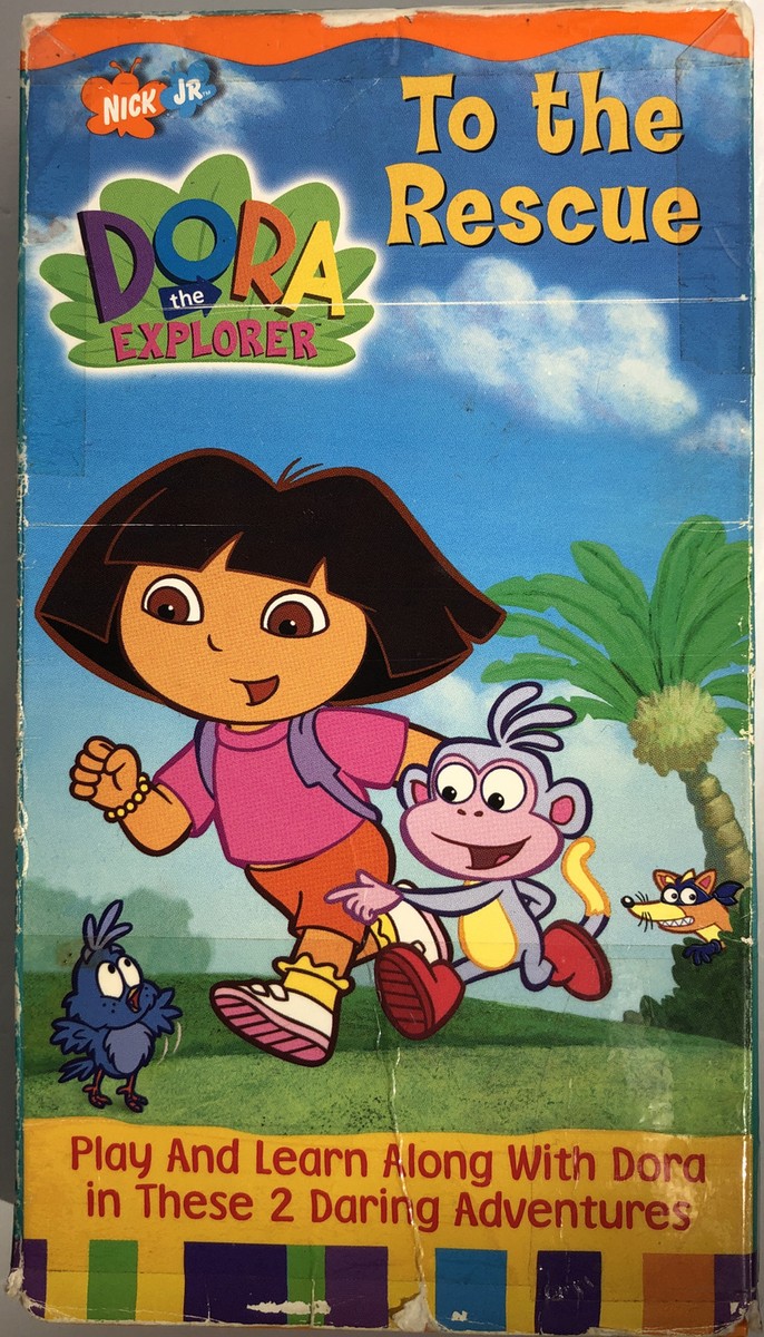 VHS Dora the Explorer-To the Rescue(VHS 2001)TESTED-RARE VINTAGE