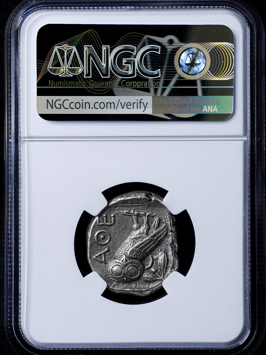 アッティカアテネ　440-404BC Ch XF アッティカアテネ 440-404BC Ch XF Greek Ancient Coin NGC XF