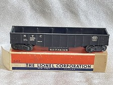 LIONEL POST-WAR- 6462 NEW YORK CENTRAL GONDOLA - 0/027 - Good Condition