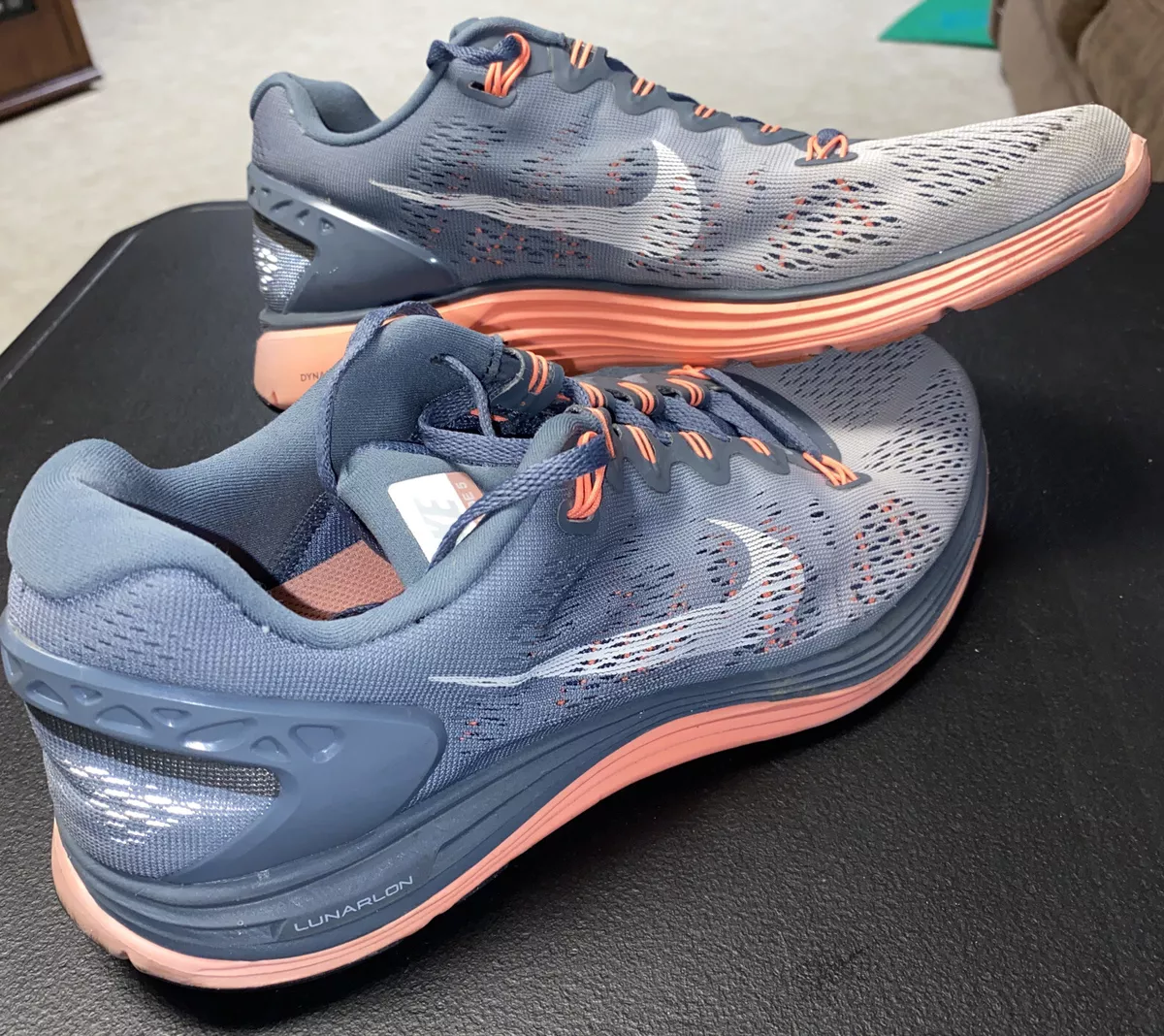 overhemd Renovatie lip Nike Lunarglide + 5 Running Woman's Shoes Gray - Size 10 - Nice condition |  eBay