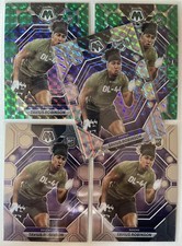 2023 MOSAIC TAVIUS ROBINSON ROOKIE LOT OF 5 BALTIMORE RAVENS (1) WHITE (2) GREEN