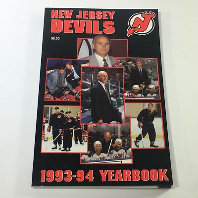 VTG NHL Official Yearbook 1993-1994 New Jersey Devils Coach