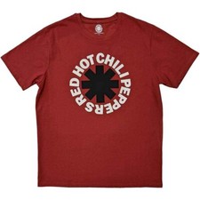 Red Hot Chili Peppers Classic Asterisk T-Shirt Red New