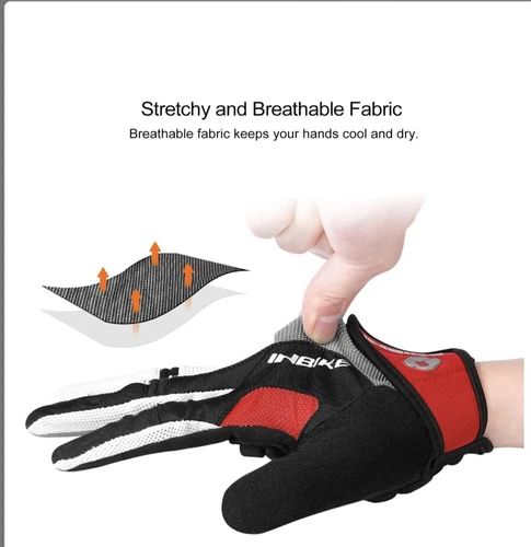 INBIKE Mountain Bike Gloves Cycling for Men MTB Touchscreen Accessories Road M - Picture 4 of 5