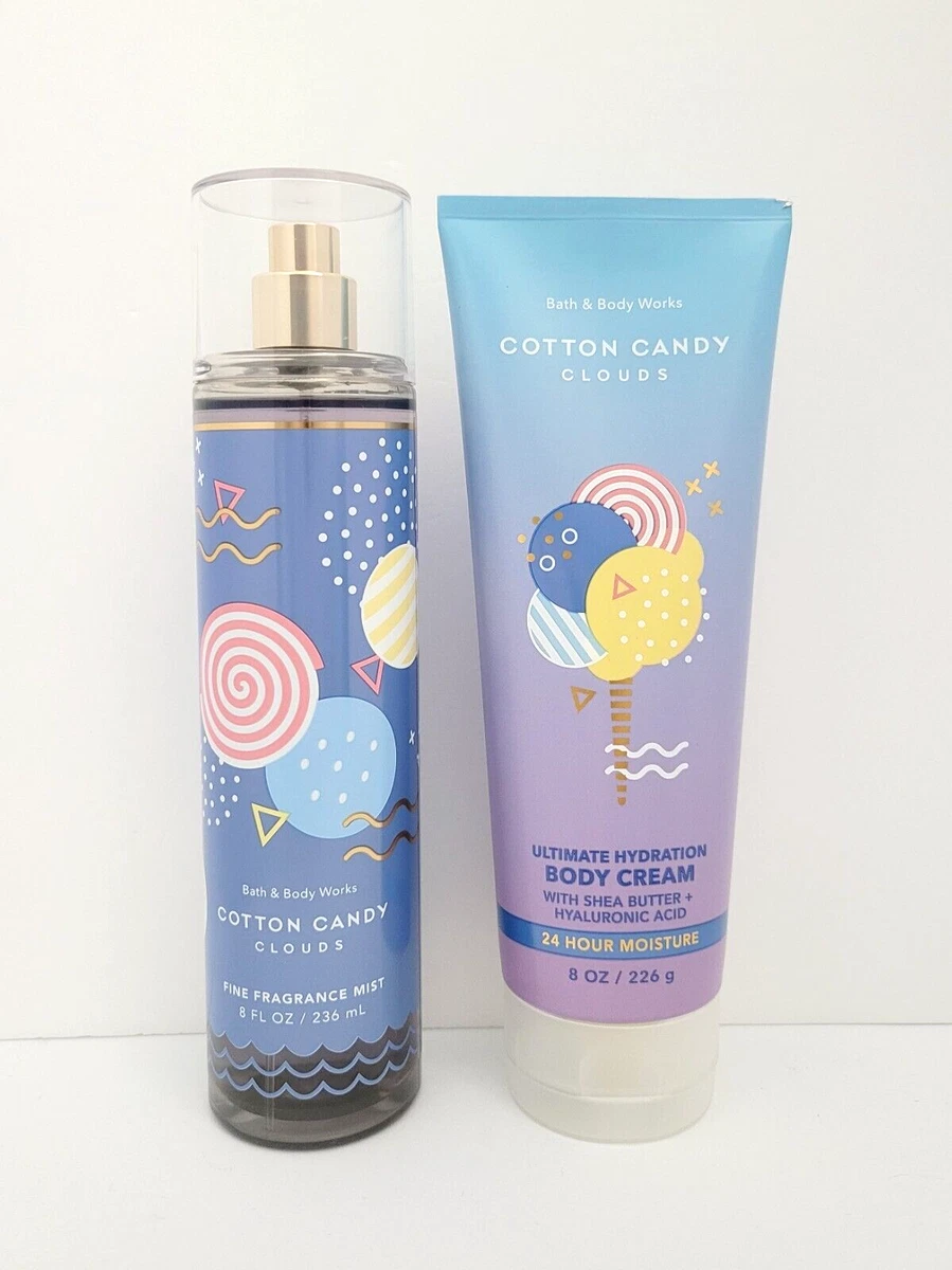 Bath Body Works Cotton Candy Clouds Fragrance Body Mist Body