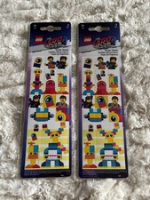 Lot of 2 Lego The Lego Movie 2 Sticker Sheets 4 ct each NEW SEALED