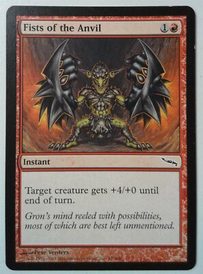 Fists of the Anvil *Common* Magic MtG x1 Mirrodin MP