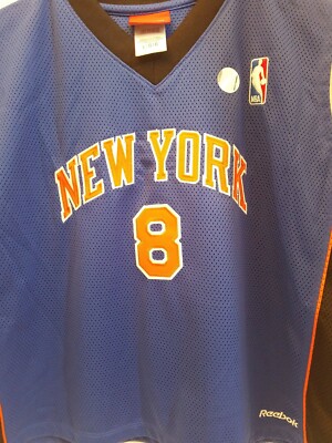 LATRELL SPREWELL NEW YORK KNICKS REEBOK STITCHED SEWN JERSEY GIRL