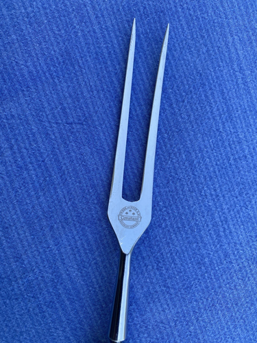 Constant Friedr Herder AS Solingen Germany Wood Handle/Brass Heart Meat Fork - Picture 3 of 8
