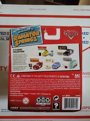 Disney Pixar Cars Welcome To Radiator Springs LIZZIE BUMPER