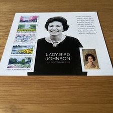  2012  #4716 Lady bird Johnson Beautiful America forever stamps Mint pane of 6 
