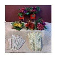 LOT OF DIFFERENT CHRISTMAS ITEMS FOR CRAFTERS OR JUST FOR HANGING ON YOUR TREE
