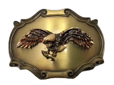 Vintage Eagle Men's 1978 Raintree belt buckle