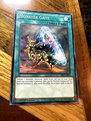 Monster Gate Box Monster Gate SR07-EN030 1st Edition Common LP + BONUS | eBay