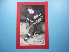 1934/43 BEEHIVE CORN SYRUP GROUP 1 NHL HOCKEY PHOTO EDDIE WARES SHARP!! BEE HIVE