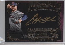 2015 Topps Five Star Golden Graphs Purple 22/25 Corey Kluber #GG-CK Auto 0q5