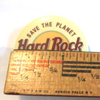 Hard Rock Cafe Pinback Save the Planet / Love All Serve All Souvenir 1.5" Round — photo 2