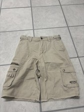 vintage tan tony hawk cargo shorts size boys 12 fits like mens S as well