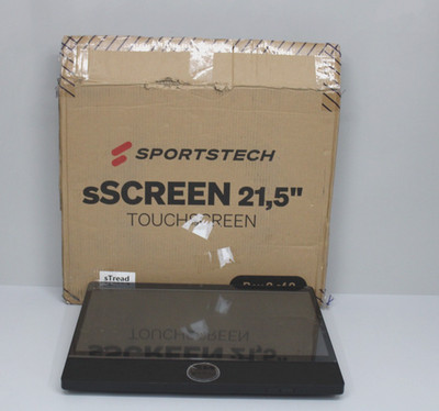 Sportstech sSCREEN 21,5-Zoll-Touchscreen Schwarz für sTread Laufband NEU