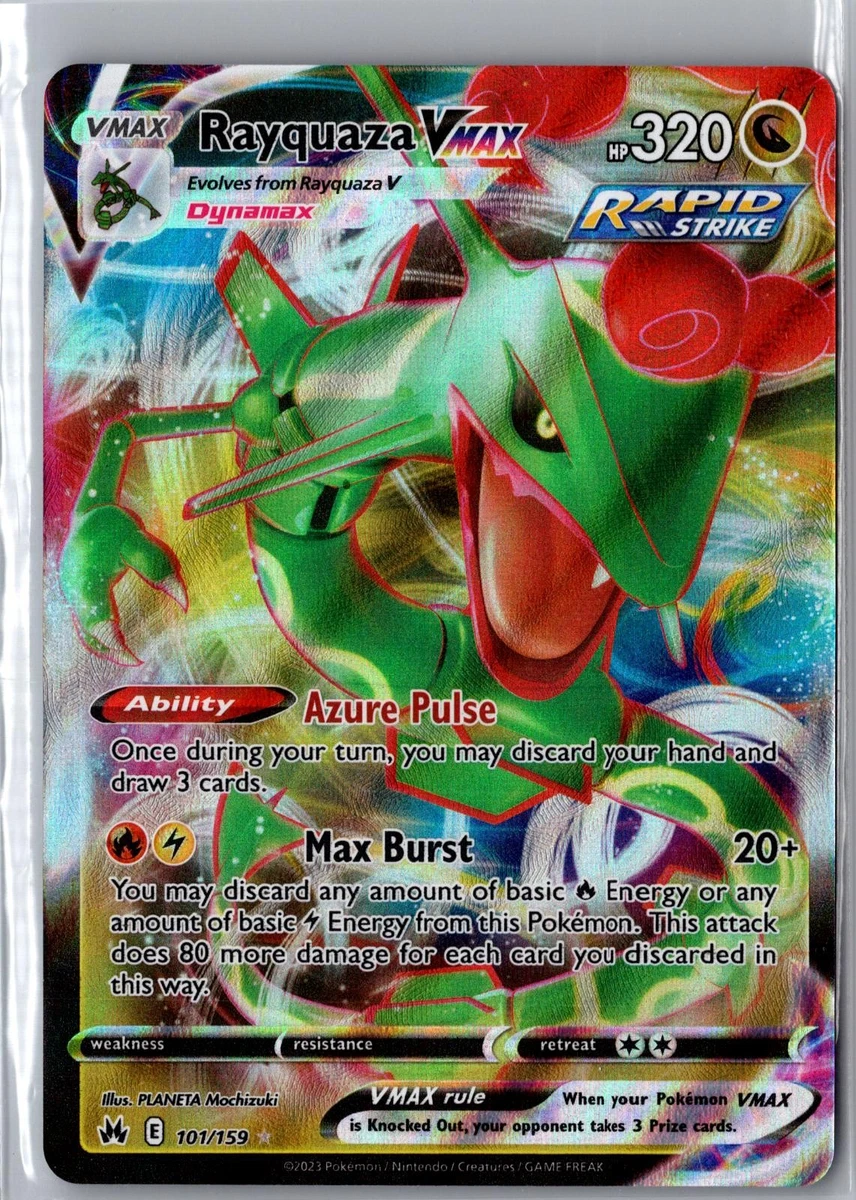 Rayquaza VMAX 101/159 Crown Zenith for sale | eBay