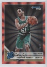 2019 Panini Donruss Rated Rookie Press Proof Red Laser 30/99 Tremont Waters 9ih