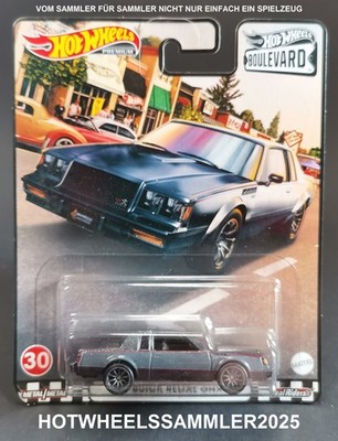 HOT WHEELS PREMIUM ''1987 BUICK REGAL GNX'' BOULEVARD OVP UNGEÖFFNET ANSEHEN!