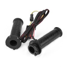 ⁺1 Pair 22mm Motorcycle Electric Hot Heating Warm Hand Grips Handlebar