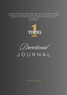 One Thing Devotional Journal Ryan Hibbert