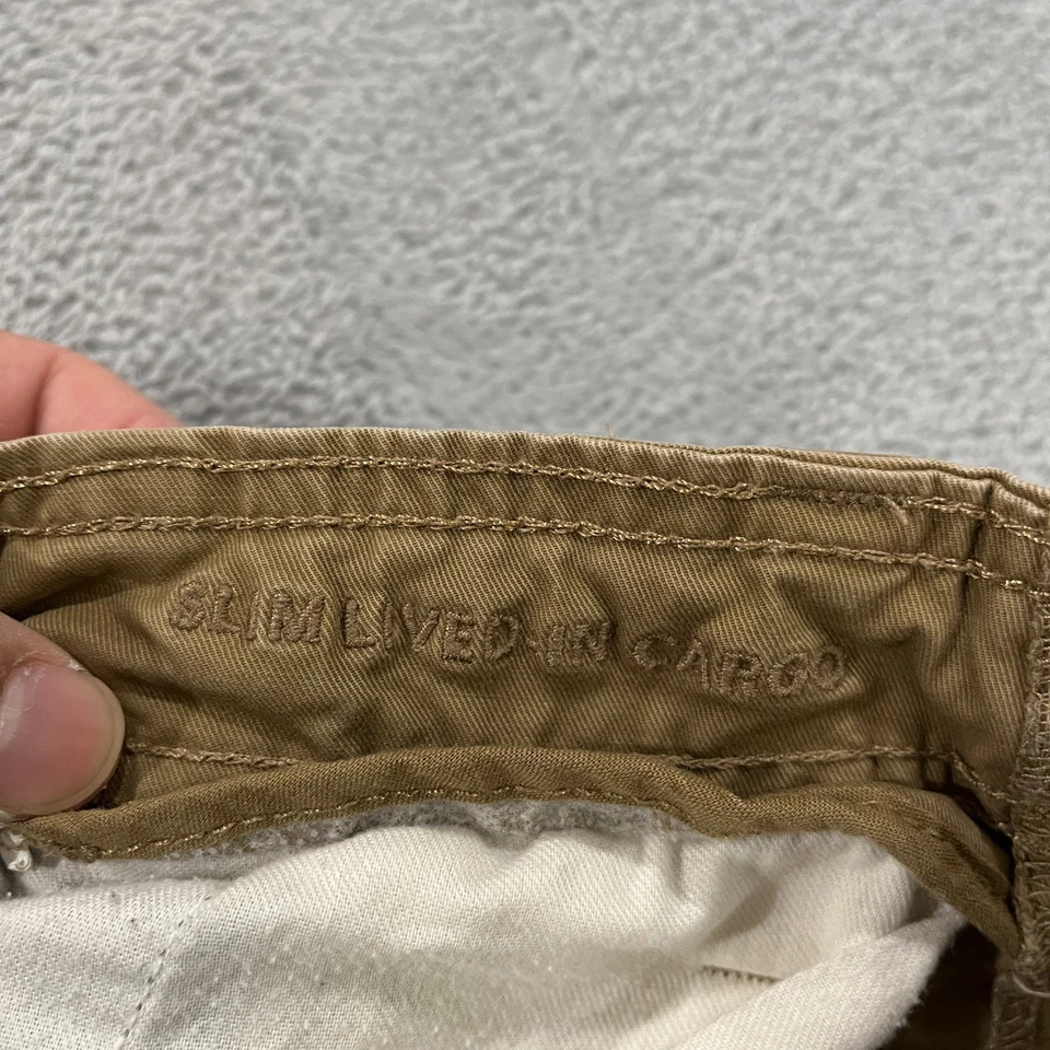 American Eagle Pants Mens 32x28 * Slim Lived-In Cargo Pockets Utility Casual - Image 4 of 4