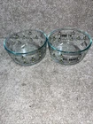 Pair Of Pyrex 7 Cup Bee Happy Storage Bowls