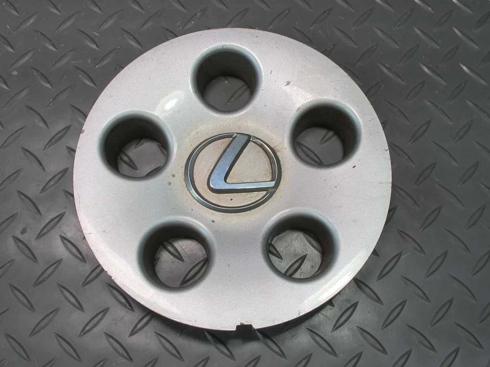 01-02 LEXUS UCF30L LS430 SET OF 4 R16 16" WHEEL HUB CENTER CAP COVER OEM - Image 4 of 4