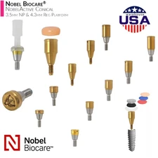 US NOB Dental Locator Anchor Abutment NobelActive NP RP Conical Connection 1–5mm
