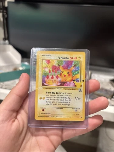 Pokémon TCG Birthday Pikachu #24 Celebrations 25th Anniversary NMT