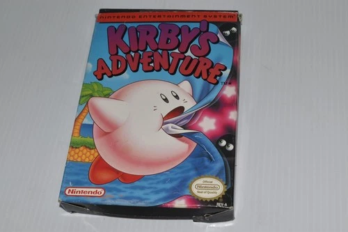 Kirby's Adventure NINTENDO NES- CARTRIDGE & BOX - TESTED & WORKING (MCK27)