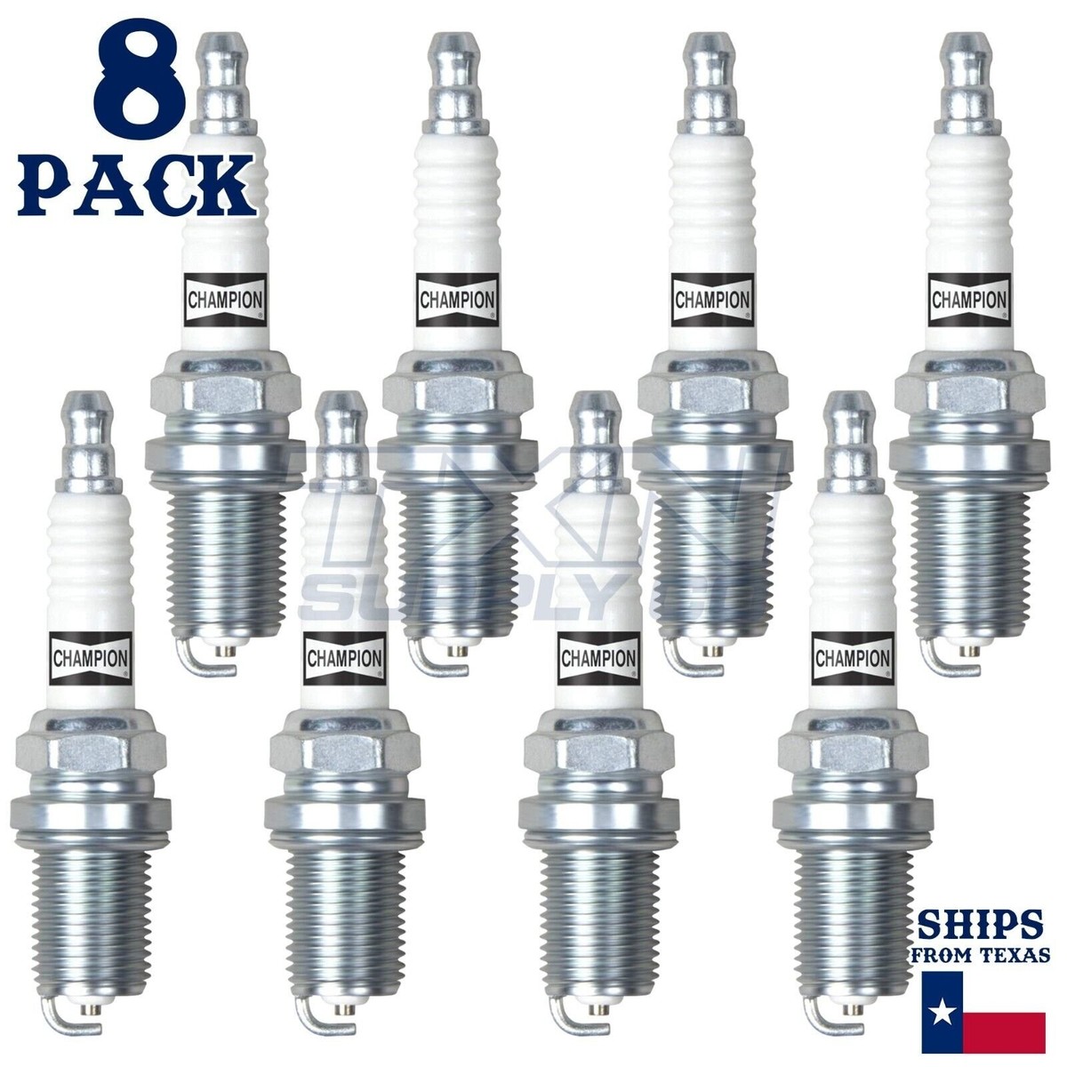 8 Pack Champion Copper Plus Spark Plugs for 2004-2010 BMW X5 4.8L