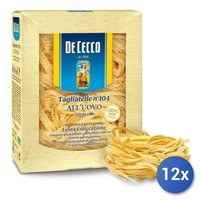 12X Multipack De Cecco Uovo Tagliatelle Pasta 250G