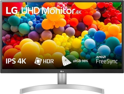 LG 27UL500P-W 4K Monitor 27'' UHD 3840x2160 IPS HDR10 HDMI DP AMD FreeSync 