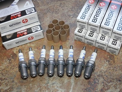 8x BRISK DR15SXC Evo Laser Spark Plugs fit: Bmw X5 46is - 4.6 V8 - 2001 to 2003