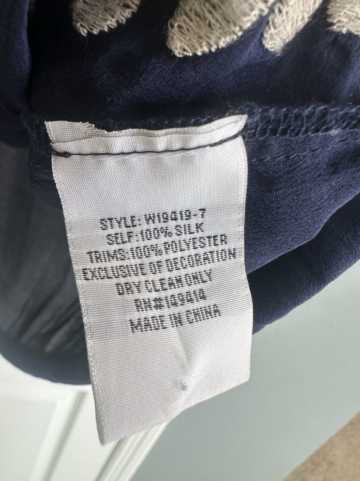 Johnny Was Workshop Medium Silk Swing-Sleeve Embr… - image 3