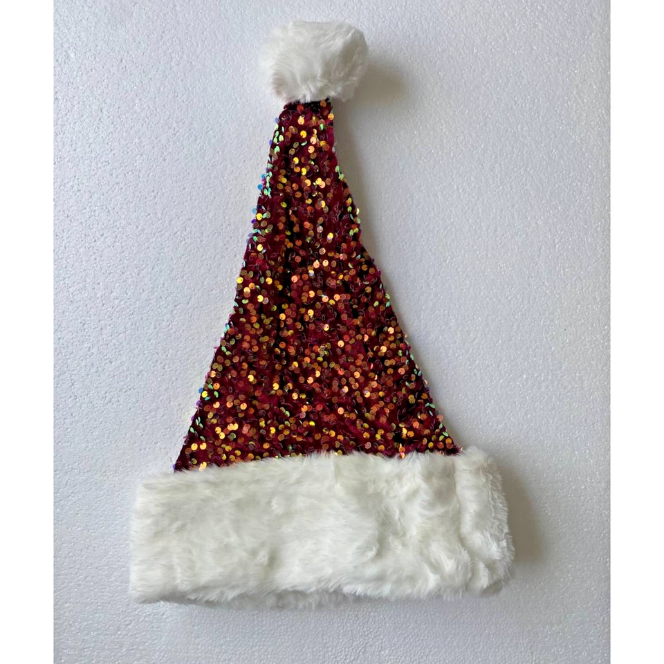 3 Hats Christmas Santa Claus Cap Adult Christmas Holiday Hat Thickened - Image 3 of 4