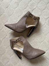 Jimmy Choo Snakeskin Booties - Size 37