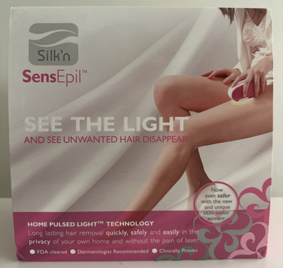 Silk n SensEpil Home Pulsed Light Technology, Hair Removal Device NEW IN BOX