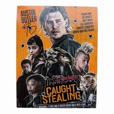 Austin Butler & Director “Caught Stealing” AUTOGRAPH Signed 11x14 Photo ACOA