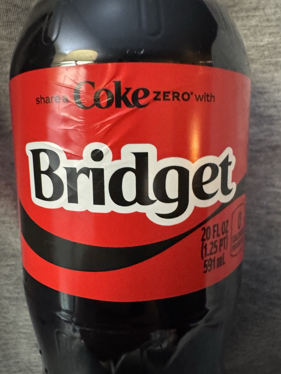 Share a Coke with Bridget 2025 Personalized Gift Coca~Cola Bottle