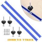 Aluminium T-Slot Miter Track Alloy Jig Woodworking Fixture Sliding Nut Bolts Set