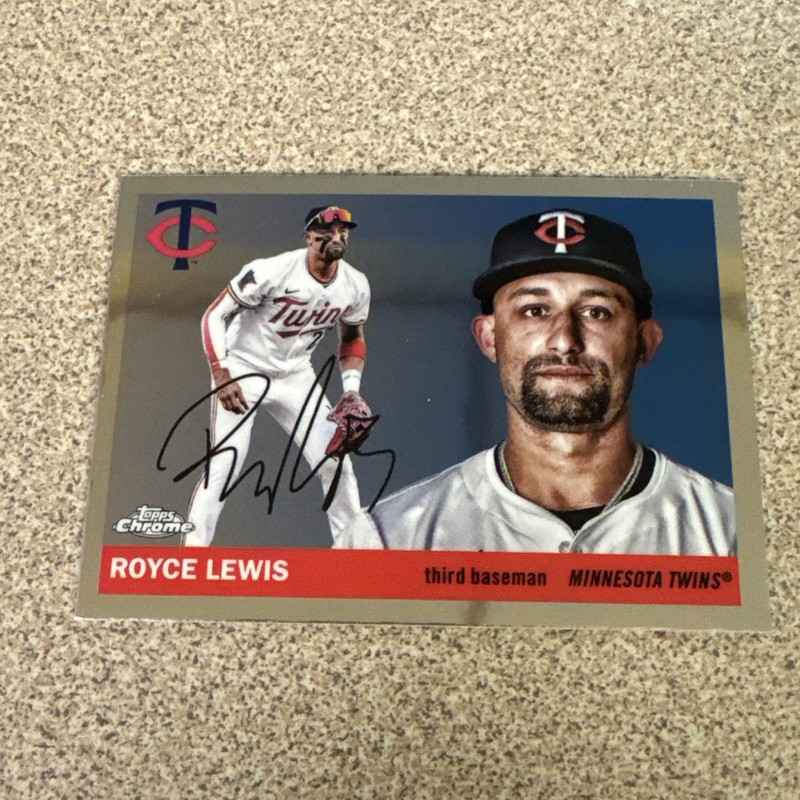 2025 Topps Chrome Platinum Anniversary Royce Lewis #114 Minnesota Twins