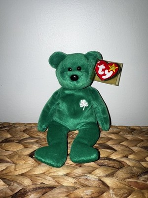 Ty Beanie Baby Erin The Bear 1997 Retired Plush Toy